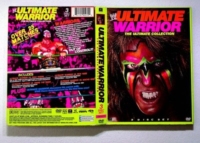 Ultimate Warrior The Ultimate Collection DVD 2015 WWE Wrestling 3 Disc Set