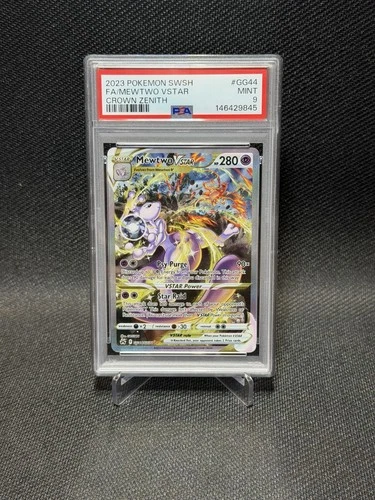 2023 Pokemon SWSH Crown Zenith #GG44 FA/ Mewtwo VSTAR PSA 9 MINT