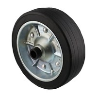 Ersatzrad FüR AnhäNger Automatik-StüTzrad 500Kg 225X65Mm Vollgummi Reifen Felge