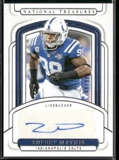 2024 Panini National Treasures #SIGS-RMS Robert Mathis Signatures #/99