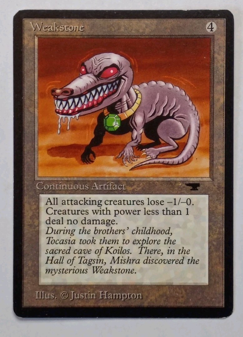 MTG - Weakstone - Antiquities - Regular Uncommon - Reserve List