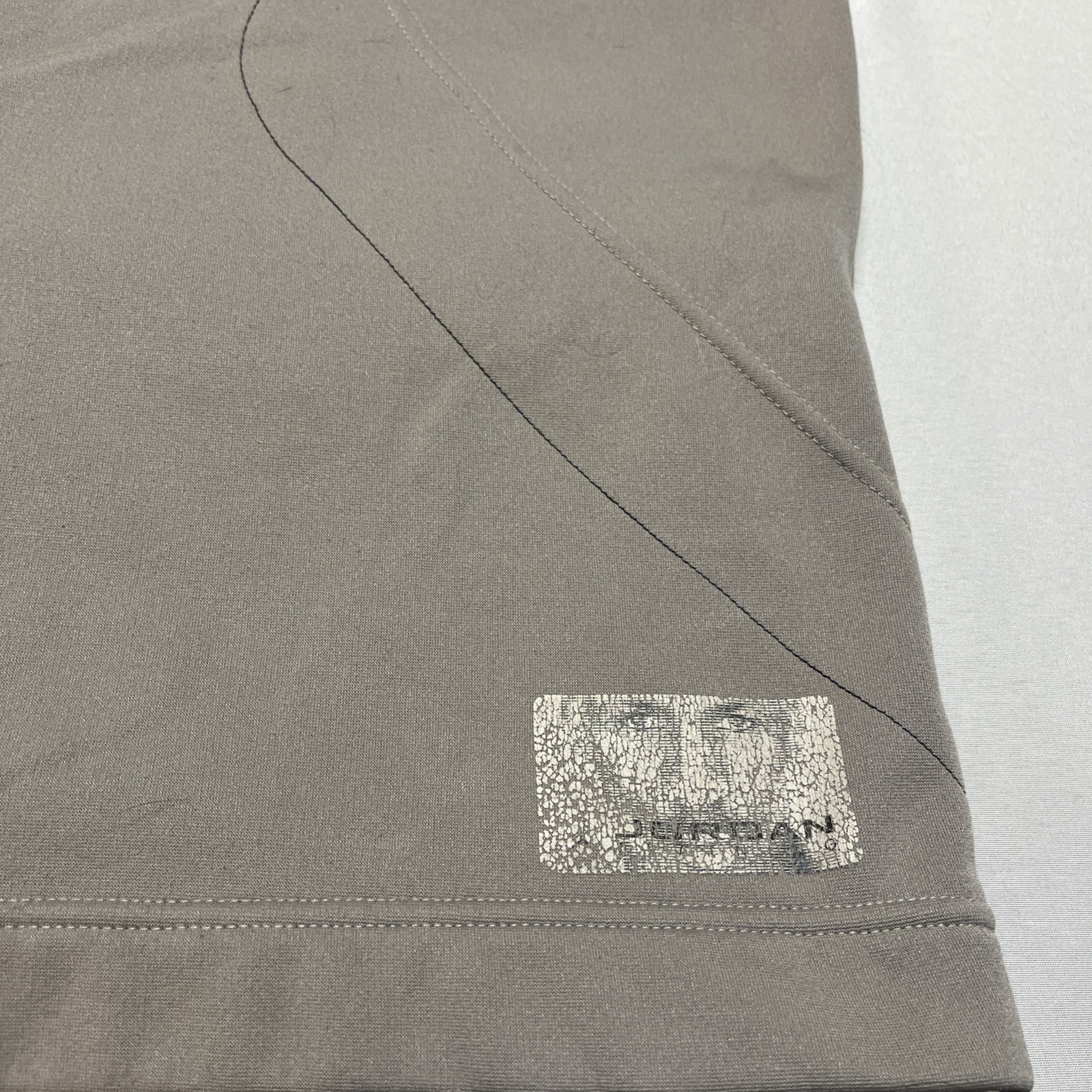 Jordan Full Zip Hoodie Jacket Gray Jump Man Logo Men’s Medium thumbnail 6