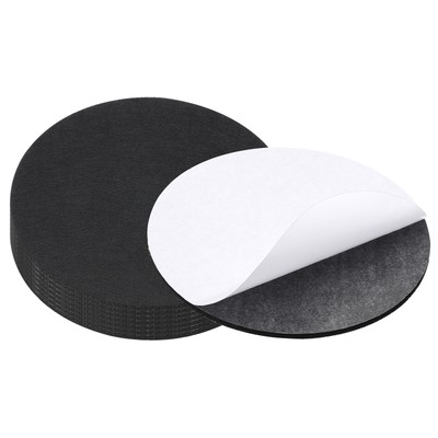 7 Zoll Durchmesser Filz Möbel Pads, 8 Stück 1/2 Zoll dicker Lampenfuß Filz, schwarz