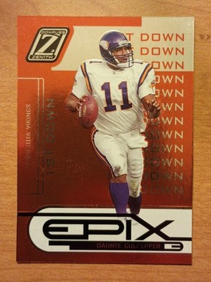 2005 Donruss Zenith - Epix Daunte Culpepper #E-16 1st Down Orange /1000