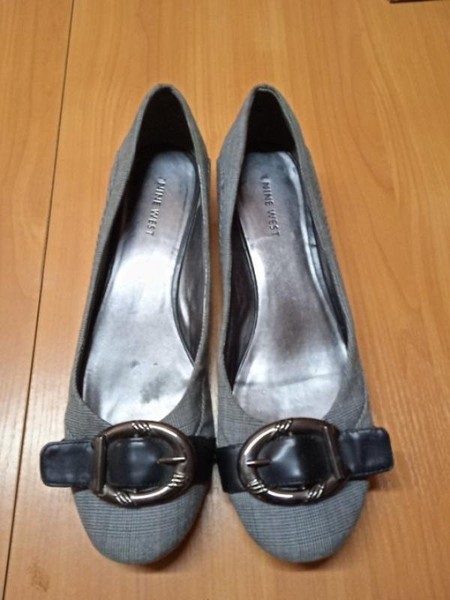 Women Nine West Heels Grey 38.5