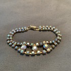 Vintage Aurora Borealis Rhinestone Bracelet  — photo 6