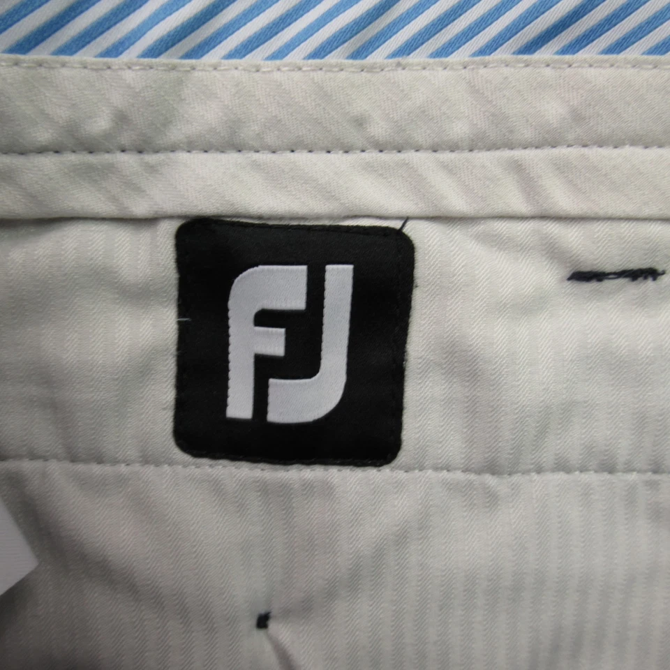 Pantalones Cortos Footjoy Para Hombre 32 Bolsillos Negro Botón Ligeros Exterior Chino Foto 3 de 4