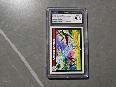 X-Men Vs. Magneto Universe Series 1 (1990) Impel #99 Famous Battles CGC 9.5
