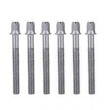 6Pcs Screw Rods, 60mm Drum Tight Screw Tension Rods Percussion Replacement Ac...