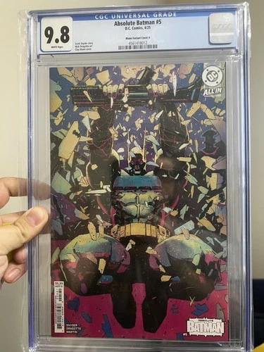 New ListingABSOLUTE BATMAN 5 CLAY MANN VARIANT NM 1ST PRINT DC COMICS 2025 9.8 CGC Graded