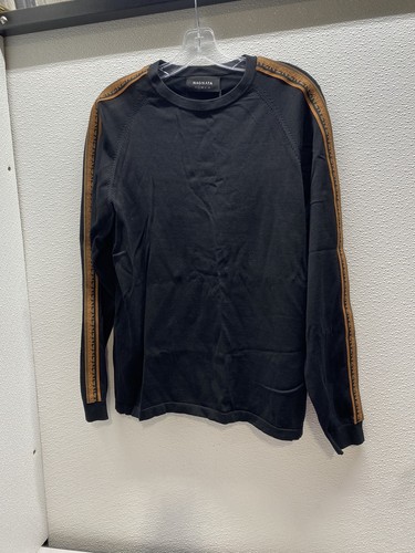 Nagnata Mens T96 Symbol Jersey Long Sleeve T-Shirt Size S Black