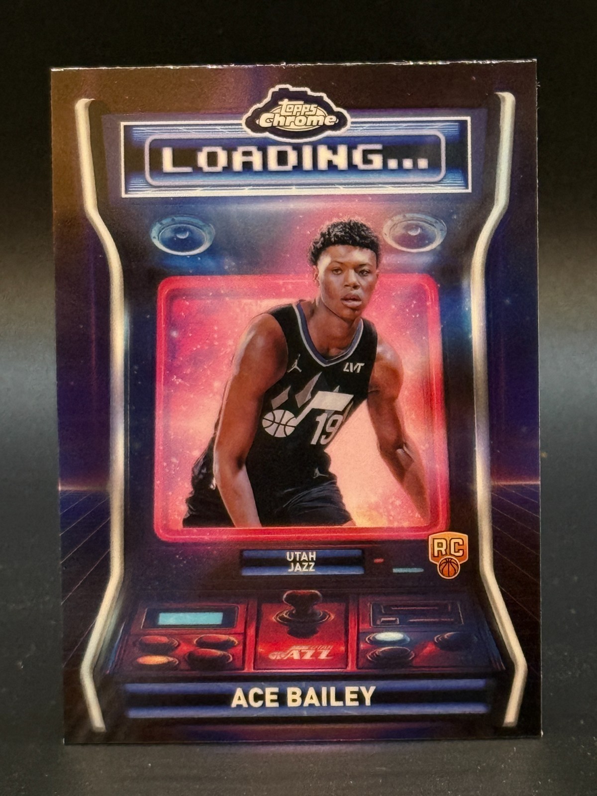 2025 Topps Chrome NBA #LD-14 Ace Bailey Jazz RC Loading
