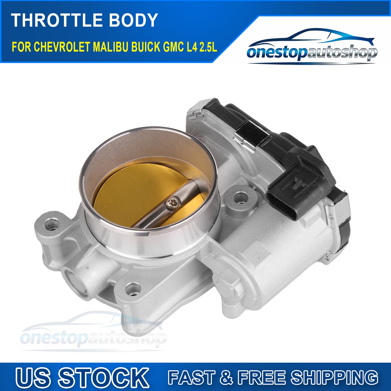 S20220 12670839 Throttle Body w/ Sensor for Chevrolet Malibu Buick GMC L4 2.5L