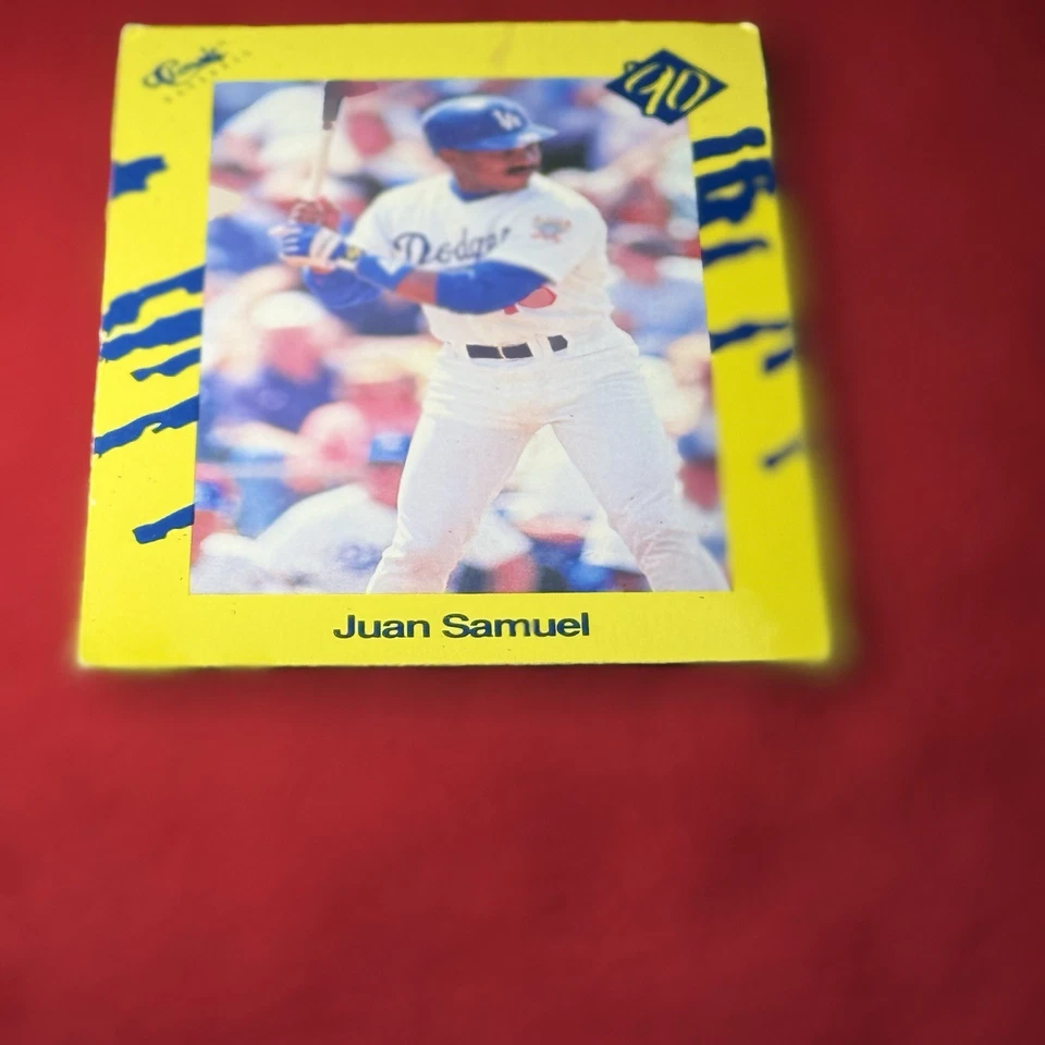 Vintage Juan Samuel LA Dodgers Classic MLB Baseball Sports Trading Card T45 - Image 4 of 4