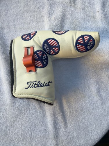 Scotty Cameron 2004 USA Peace Sign Headcover + Pivot Tool NEW Never Used