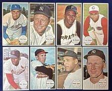 1964 Topps Giants Koufax Mantle Clemente Ford Gibson Robinson Cepeda MINT-NEAR