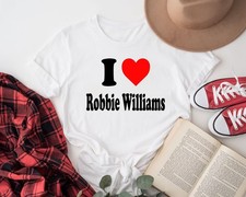 I Love Robbie Williams T-Shirt Live Tour 2025 Gig Concert Men Women Kids Top