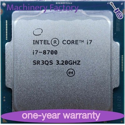 Procesador CPU Intel Core I7 8700 3,20ghz Sr3qs Lga1151 V2 LGA 1151 Ordenador