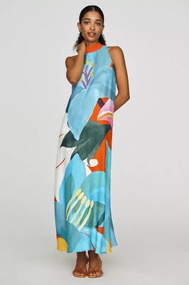 Anthropologie - Farm Rio Halter Maxi Dress 4130638280170