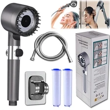 High Pressure Shower Head with Handheld Spray Combo, Rain ShowerHead with Filter
