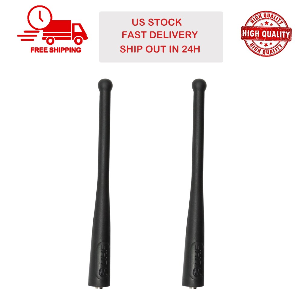 2X UHF Whip Antenna 403-470 MHz For Motorola XTS5000 XTS3000 XTS2500 PMAE4022B