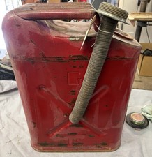 Vtg US USA Military ARMY Dated 1984 Jerry Can 5 Gallon Red