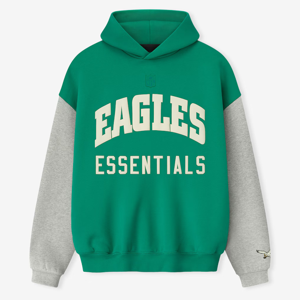 Fear of God Essentials x NFL Philadelphia Eagles Sport Hoodie