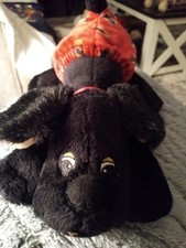 Pound Puppies Newborns Plush Caring For The Earth 2023 Black Puppy With Diaper