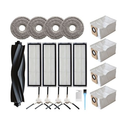 Robot Vacuum Kit HEPA Filters Capture 99.97% Dust For Dreame L10s Ultra