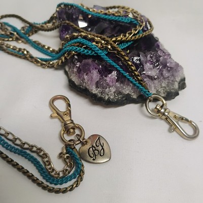 HTF Y2K Betsey Johnson Waist Chain | Grunge Glam Purse & Jean Chain