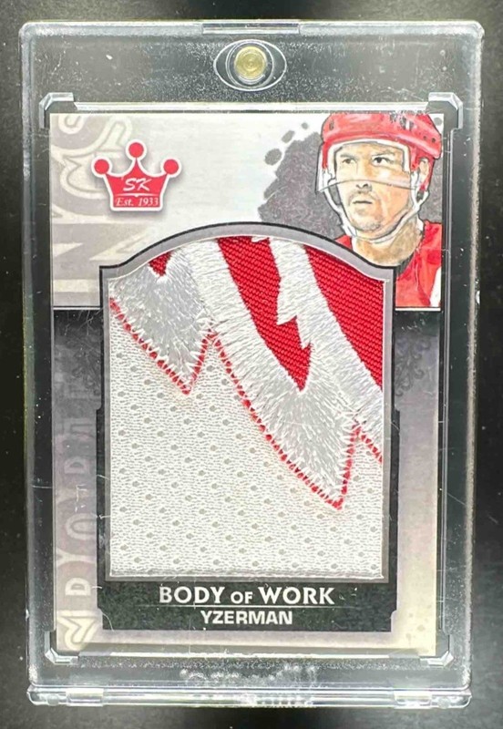 2013 Sportkings Series F Steve Yzerman Body of Work - Patch 1/1 - Hand Sketched