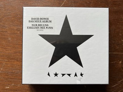 David Bowie - Blackstar - Ltd. CD Box - ink. Pin - 2015 - Sealed