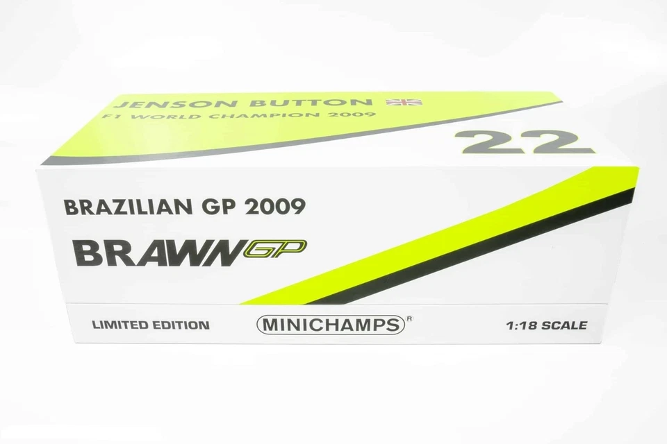 Minichamps 1:18 Brawn GP BGP001 Jenson Button World Champion Brazilian GP - Bild 3 von 4