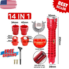 14-In-1 Multi-Functional Wrench Faucet Sink Installer Tool for Toilets Kitchen