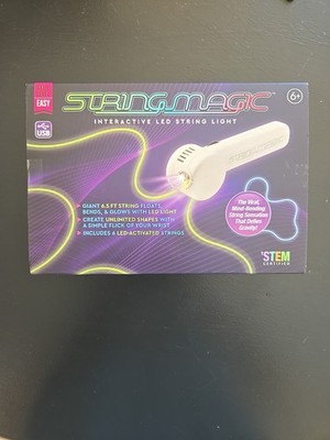 String Magic Interactive LED Light Toy STEM Glow Rechargeable USB Kids Gift Zip