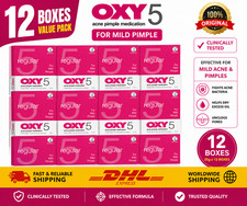 12 X OXY 5 Regular For Mild Acne Pimple Medication and Treatment 25g ORIGINAL