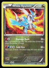 White Kyurem 102/149 Cracked Ice Holo BW Boundaries Crossed Deck Excl Pokemon MP
