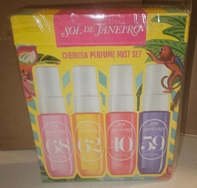 Sol de Janeiro Cheirosa Travel Perfume Mist Set 68, 62, 40, 59 1oz ea NEW Rare