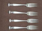 Wallace Romance of the Sea 4 dinner forks
