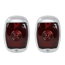 Tail Light 1952 Chevrolet Truck Gmc Truck Chrome Set Of 4 With Brackets
