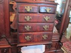 Rare ancien XIXème - MINIATURE COMMODE de TIROIRS - Ancienne patine - Bois d'acajou