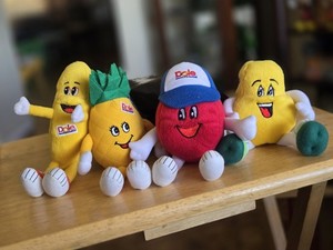Vintage Promotional Stuffies From DOLE