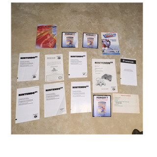 Nintendo 64 GameCube Manuals Promo lot Inserts OEM Original n64 Nintendo power
