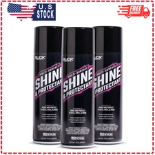 Slick Products Shine & Protectant - High-Gloss Spray for Plastic & Vinyl