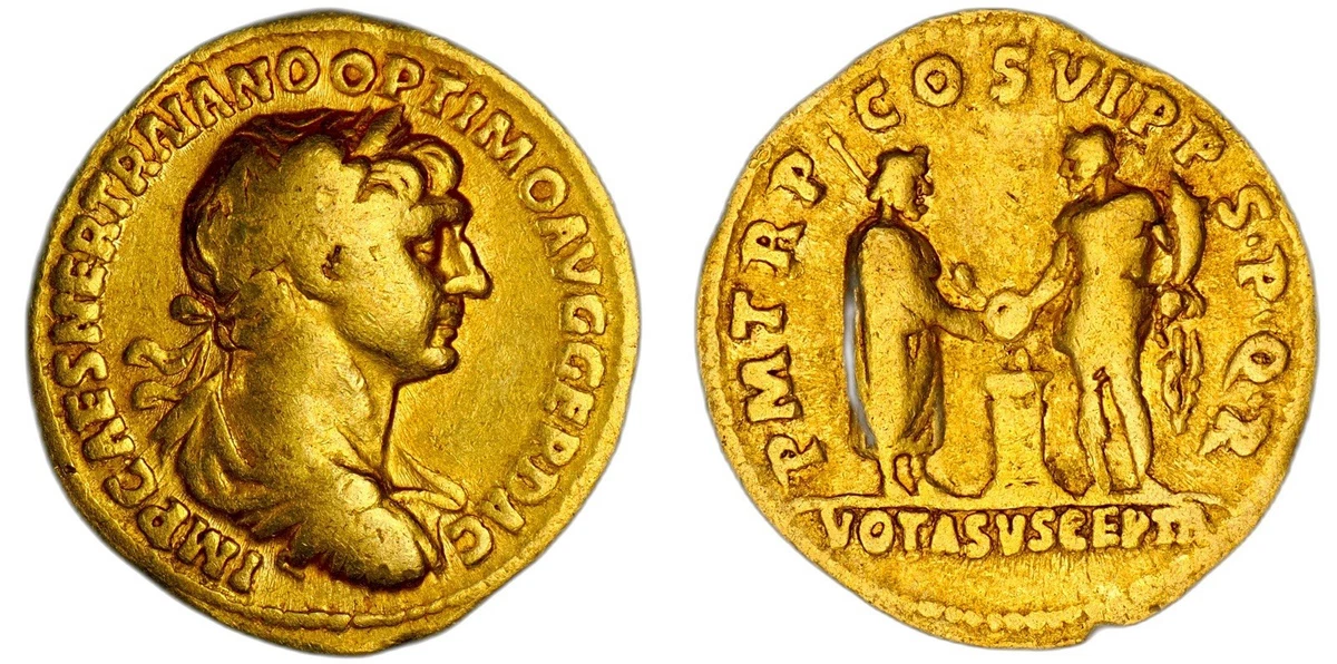 Trajan Gold Roman Imperial Coins (27 BC-476 AD) for sale | eBay