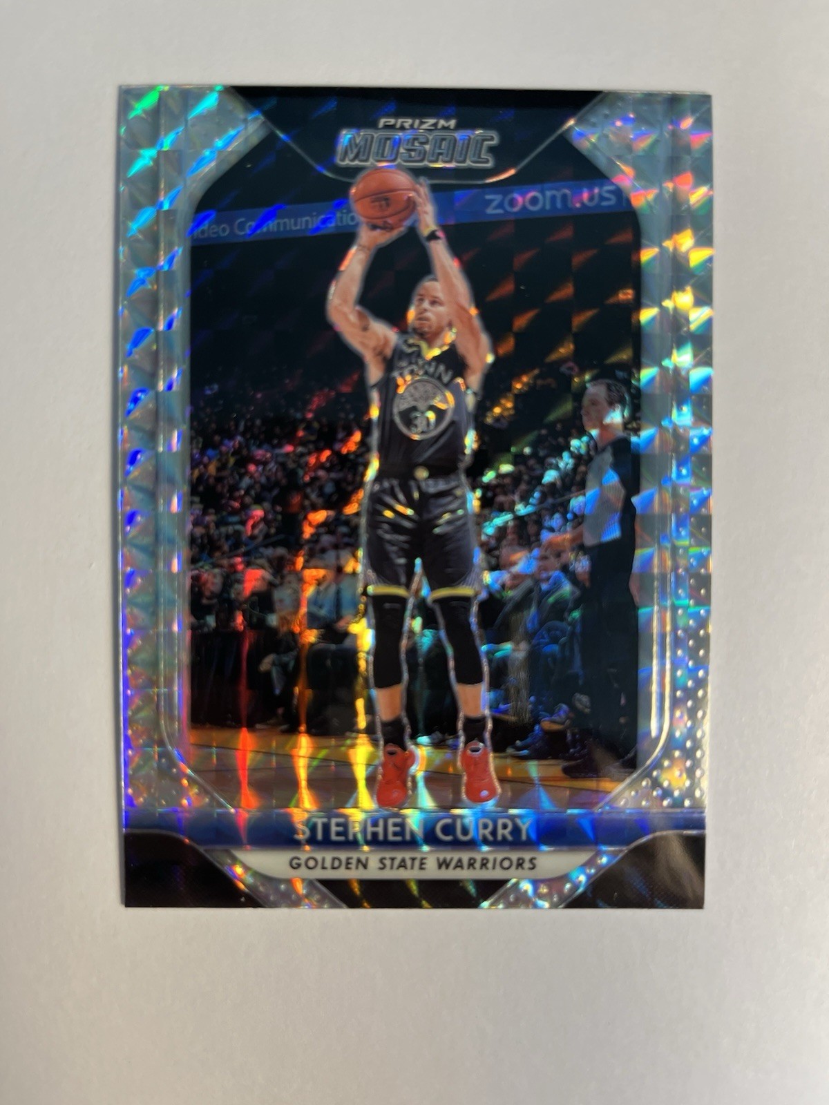 2018-19 Panini Prizm Mosaic Stephen Curry #90‼️4 Time NBA Champion🏆MVP