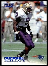1996 Pro Line Lawyer Milloy Rookie New England Patriots #330