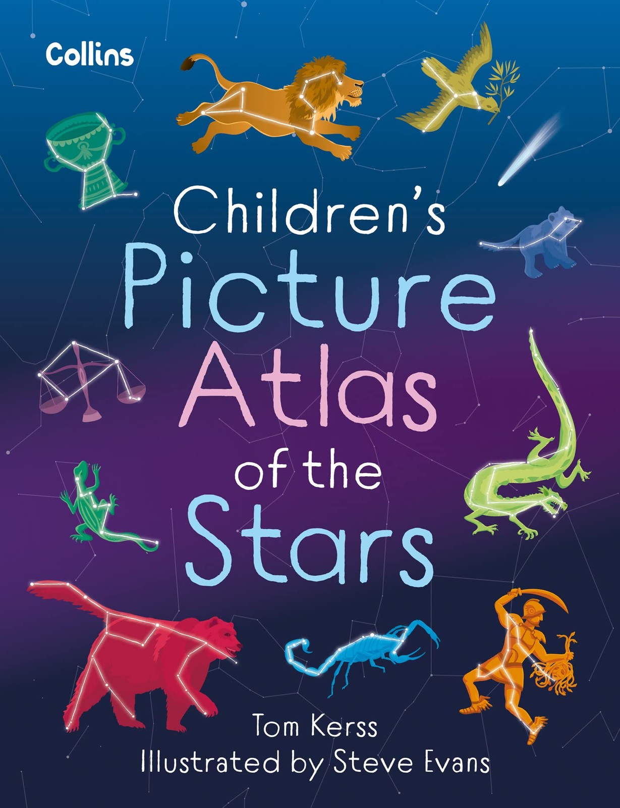 Children's Picture Atlas of the Stars New Book, Steve Evans, Har - Image 9
