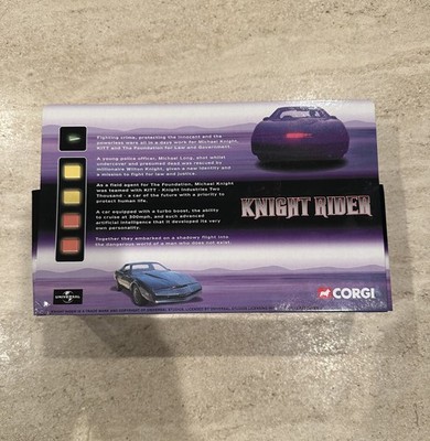Corgi 1/36 Scale CC05601 - Pontiac Trans Am KITT Knight Rider + Figure - Black