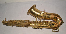 Antique Vtg Elkhart Indiana Indian Alto Sax Saxophone Low Pitch LOWER PIECE PART